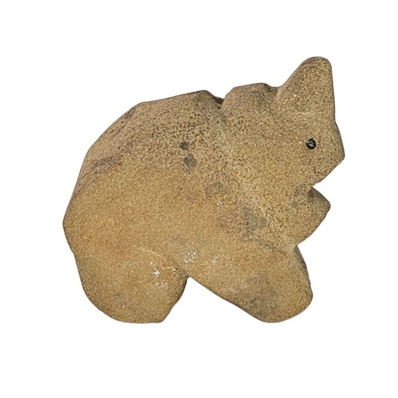 Hand Carved Stone Rhino Dinosaur Figurine Zuni? - Picture 1 of 7